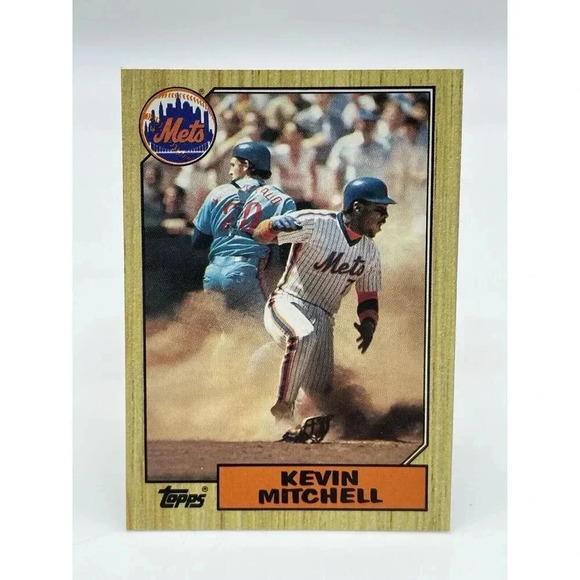 Kevin Mitchell #653 New‎ York Mets Vintage 1987 Topps TCG MLB Mint - Picture 1 of 2